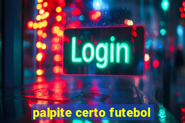 palpite certo futebol